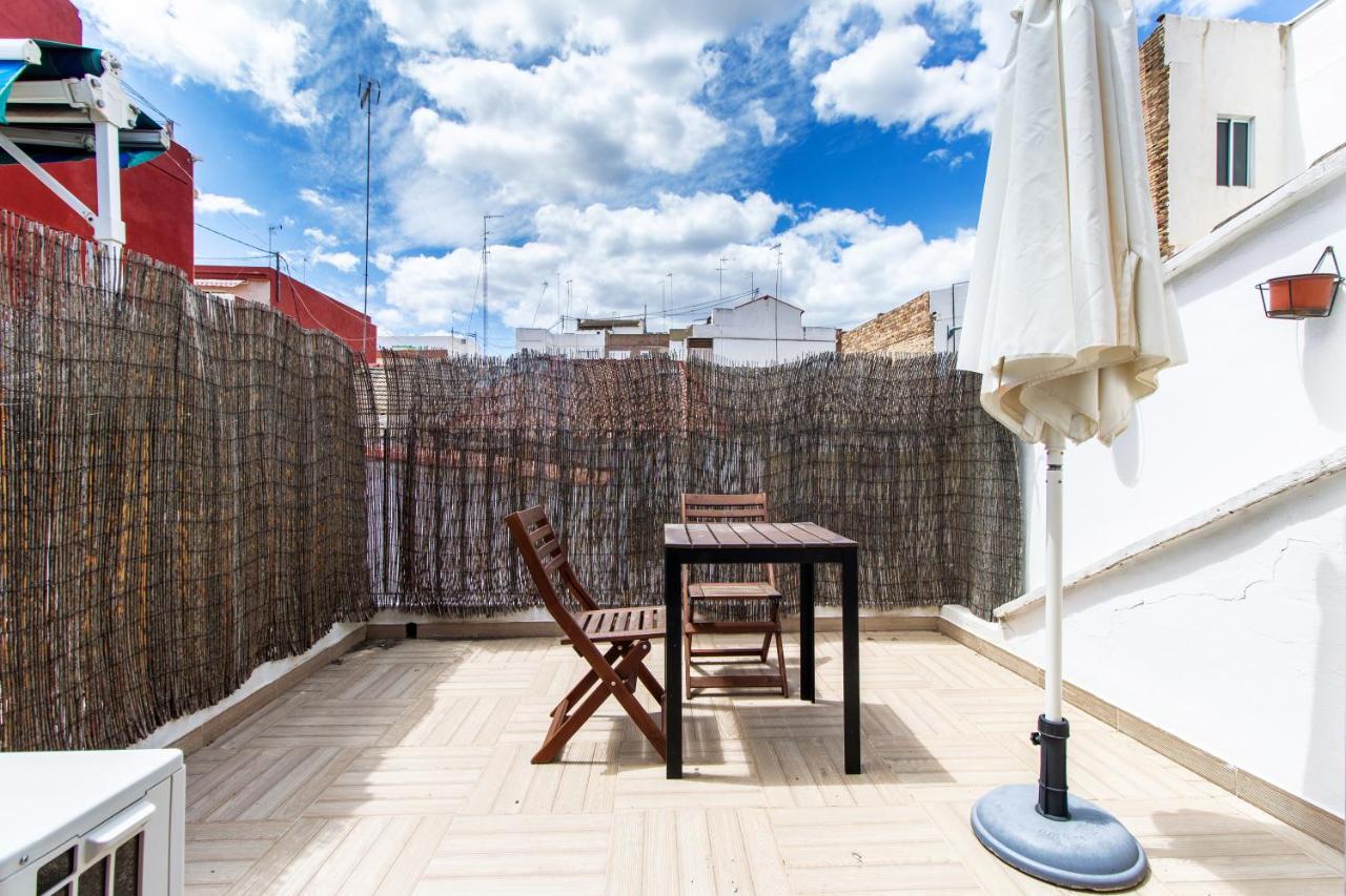Estudio Para Parejas Con Terraza En La Playa Valência Exterior foto